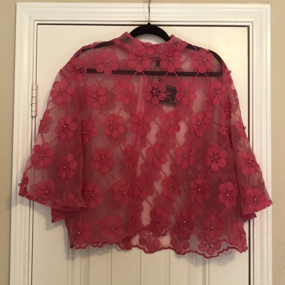 Sheer Embroidered Top 💕